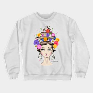 Floral She Crewneck Sweatshirt